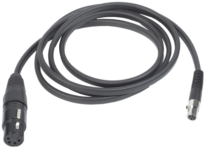 MK HS XLR 4D HEADSET CABLE FOR INTERCOM, BROADCASTING (4PIN XLR FEMALE)
